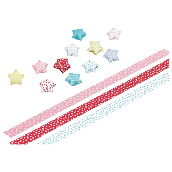 Bastelset Sternchen falten – 100 Teile aus Papier | Goki