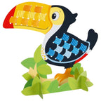 Goki Bastelset Tiere – Flecht- und Webbilder