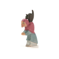 Ostheimer Hexe mit Katze 25100 Holzfiguren Set 2-teilig