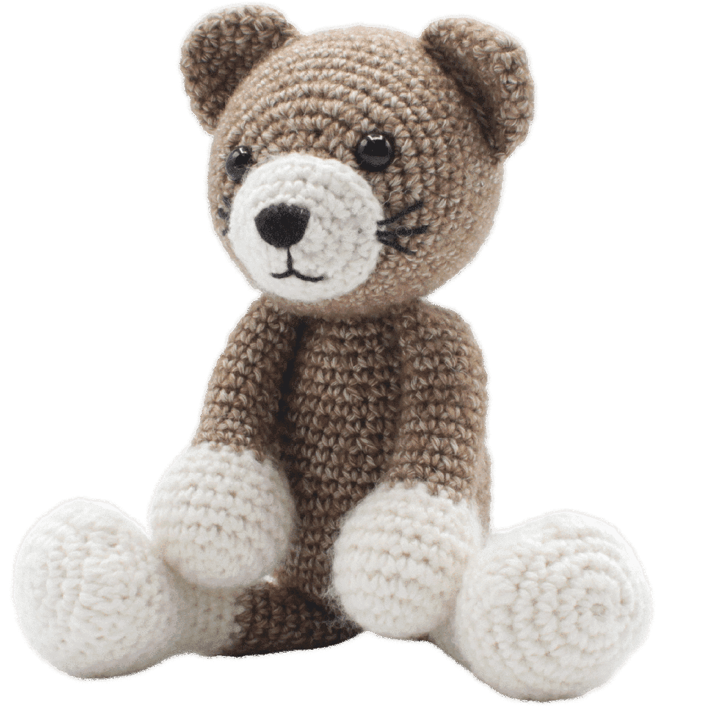 Hardicraft Häkelset Robbin Katze mit fertiger Amigurumi-Figur