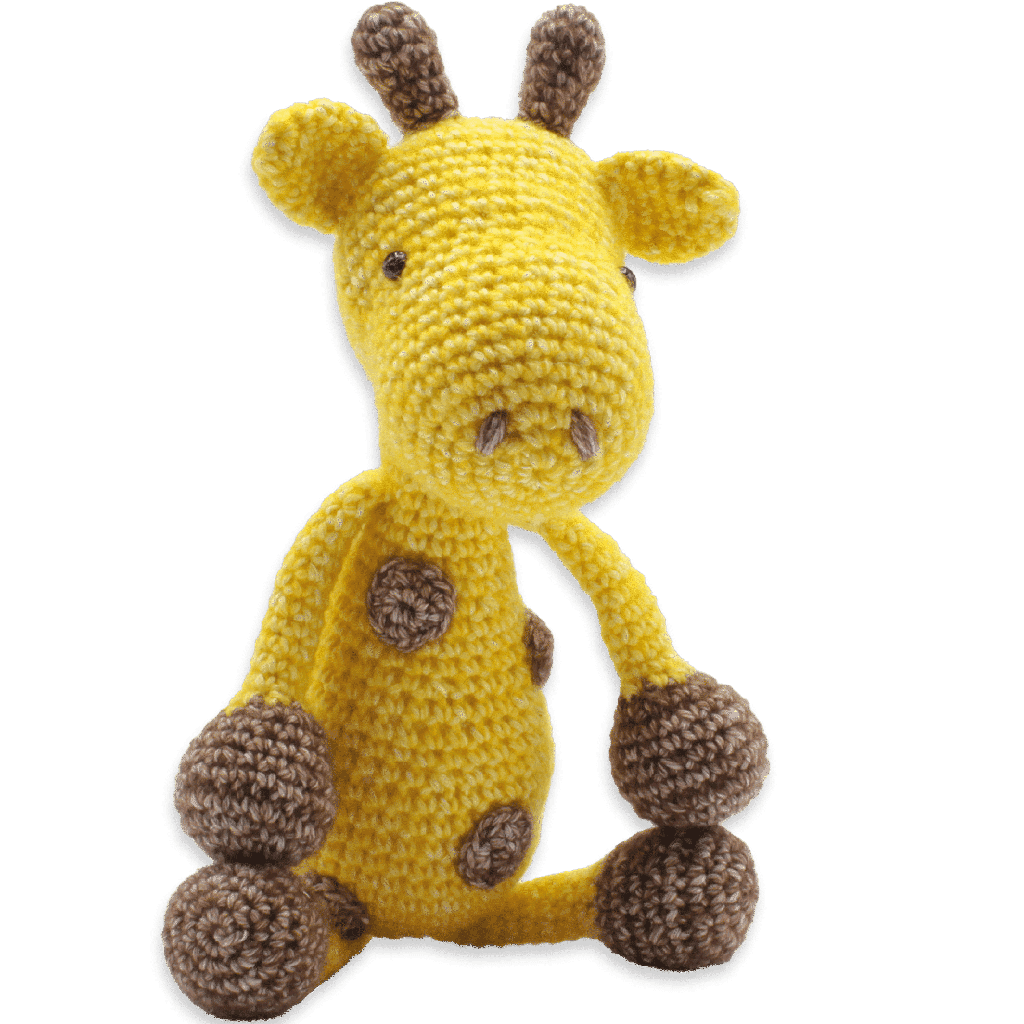 Hardicraft Häkelset George Giraffe mit fertiger Amigurumi-Figur